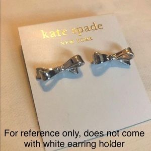 Kate Spade Bow Stud Earrings Silver